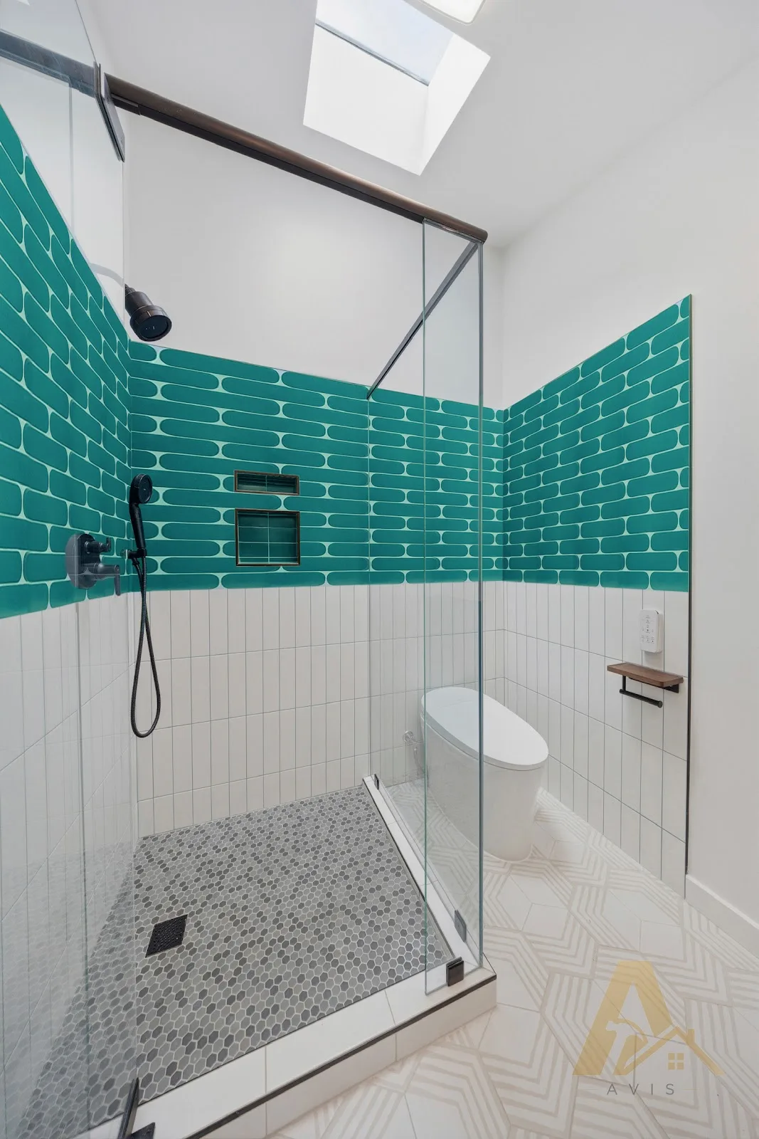 Bathroom remodeling project by Avis Builders and Design